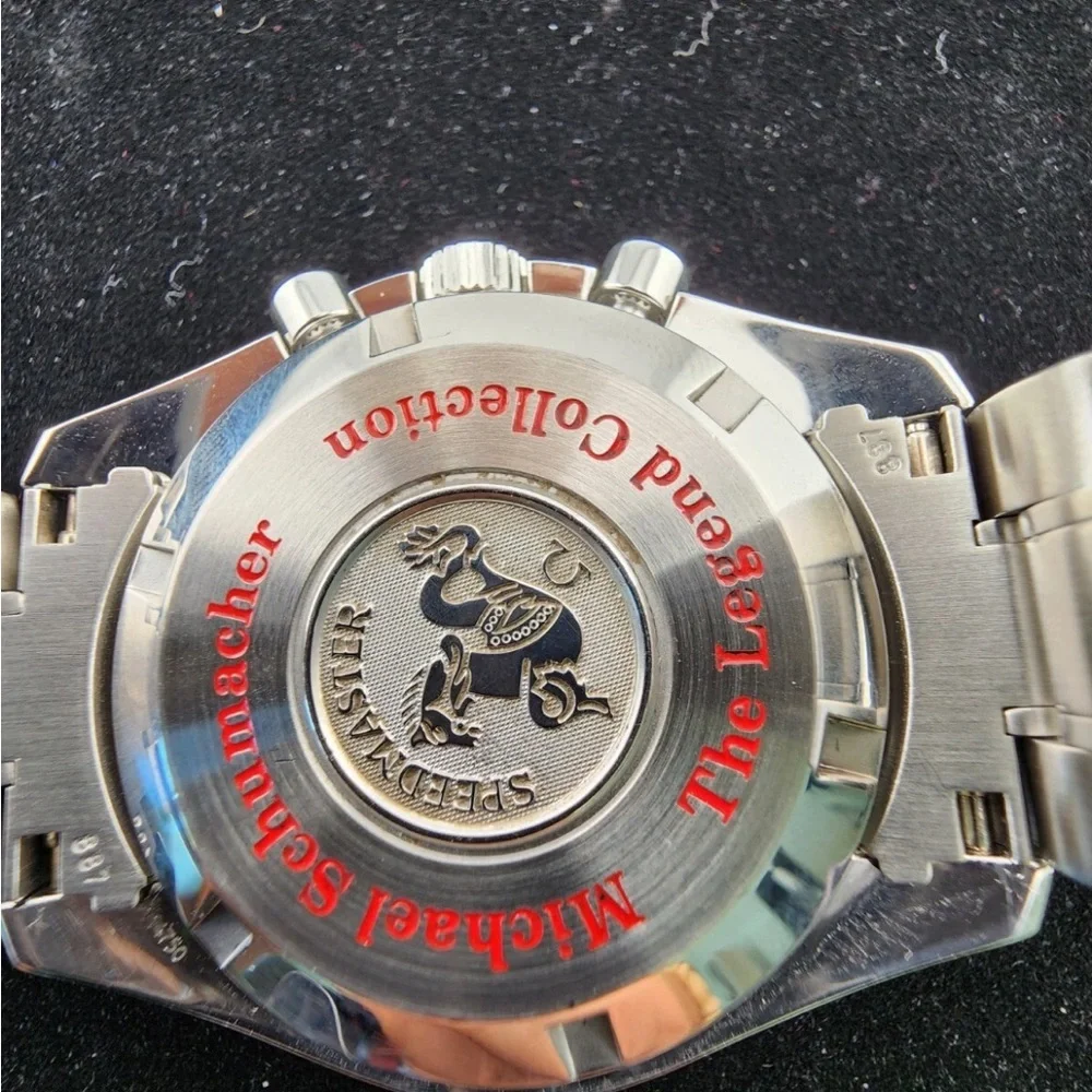 Omega Speedmaster Legend Schumacher Red Dial Chronograph 42MM Automatic #67
